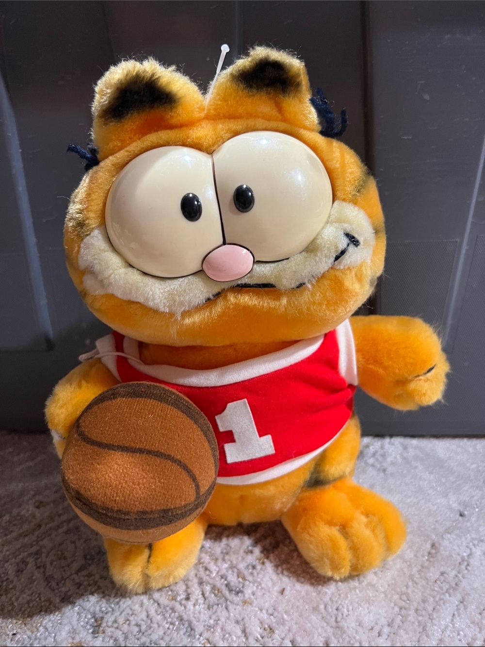 Garfield basketball plush vintage 1981 #1 dakin  z96